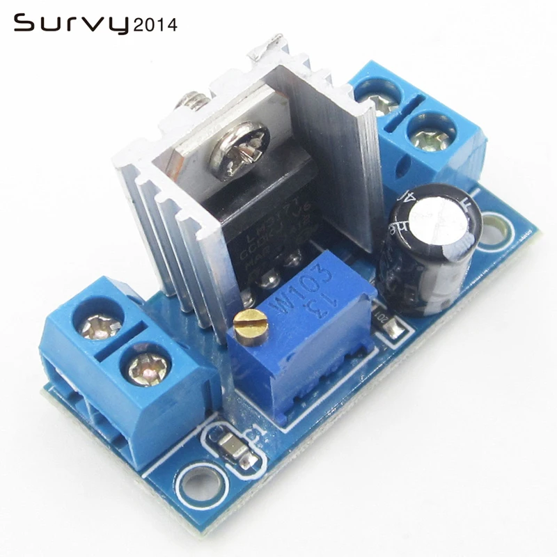 LM317 DC-DC преобразователь понижающий модуль печатной платы линейный регулятор