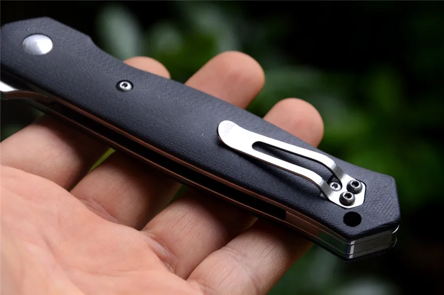 TIGEND 1067 карманный нож для кемпинга D2 сатиновое лезвие G10 Ручка складные ножи с
