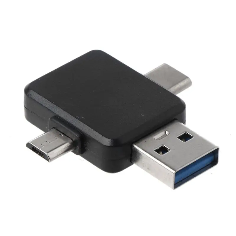 8-контактный разъем Lightning для USB+ type C+ Micro USB Мужской зарядный адаптер конвертер для samsung huawei Xiaomi Oneplus Andr