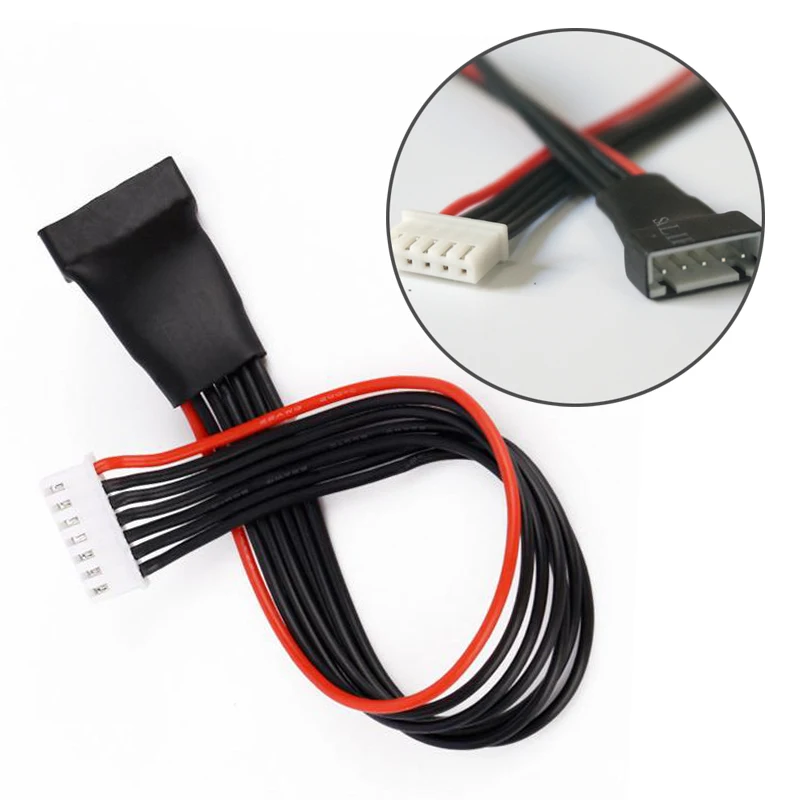 5 шт./лот JST XH 200 мм 2 S 3 4S 5S 6 s 20 см 22awg lipo баланс батарея зарядное устройство Провода