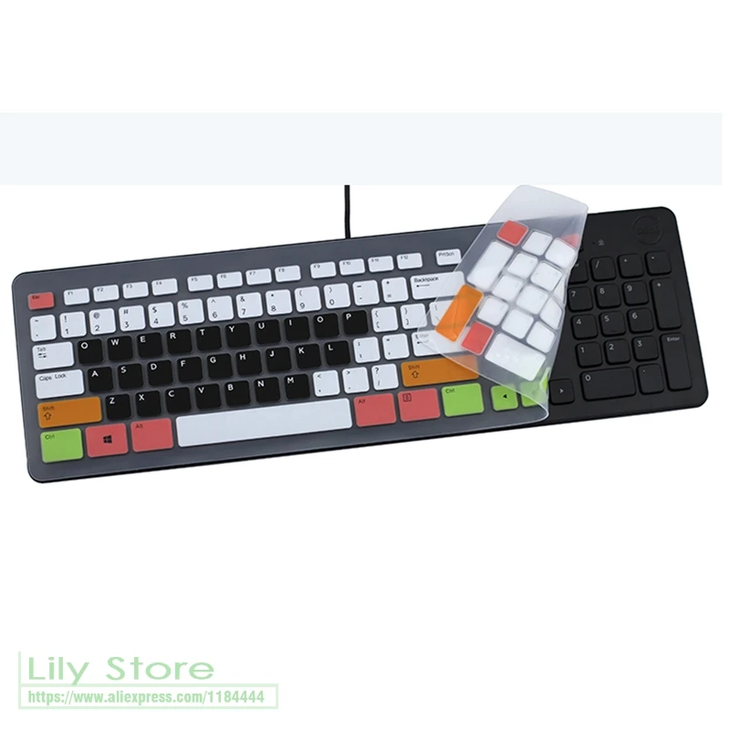 Защитный чехол для клавиатуры Dell KB113T KB113P 3847 3647|keyboard cover protector|pc keyboard coverkeyboard |