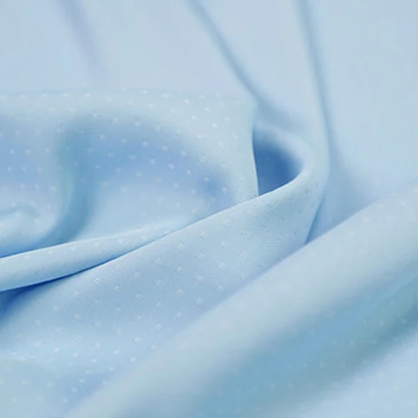 Jacquard design bright blue rayon cotton fabric very soft comfortable RCT011 | Дом и сад