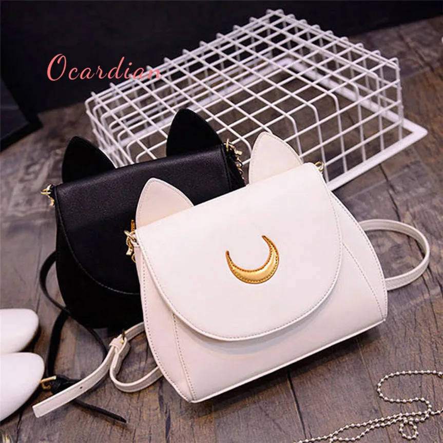 OCARDIAN bolsas mujer Сейлор Мун сумка на плечо Женская Luna кожаная женская через