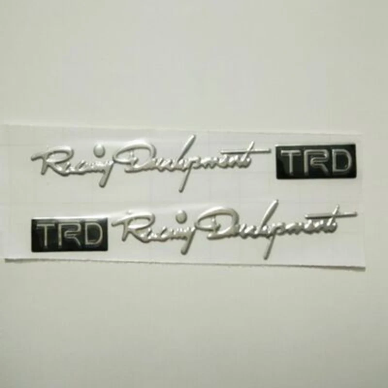 2 шт. автомобиль Стайлинг Логотип TRD дверная ручка светоотражающие автомобильные