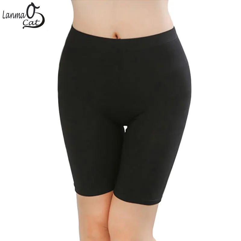 

Lanmaocat Hot Sale Women Leggings Knee-length For Fummer Under Skirts Made of Comfortable Lightweight Bamboo Fiber
