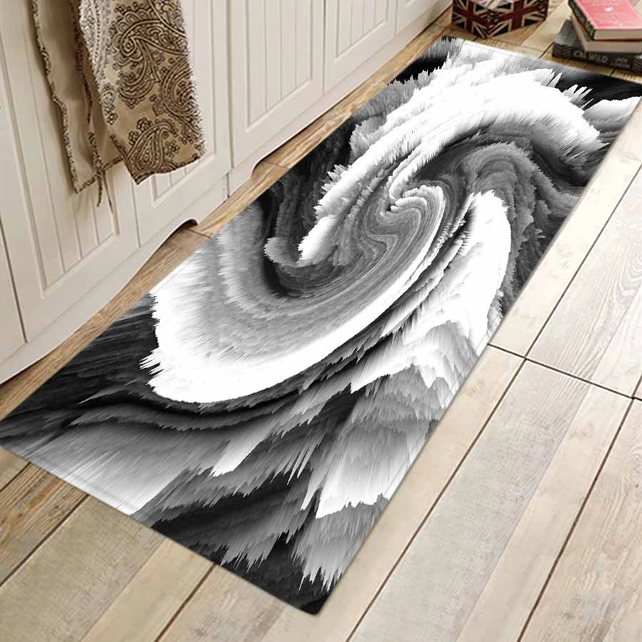 Креативный простой Вихревой коврик для ванной водопоглощающий нескользящий