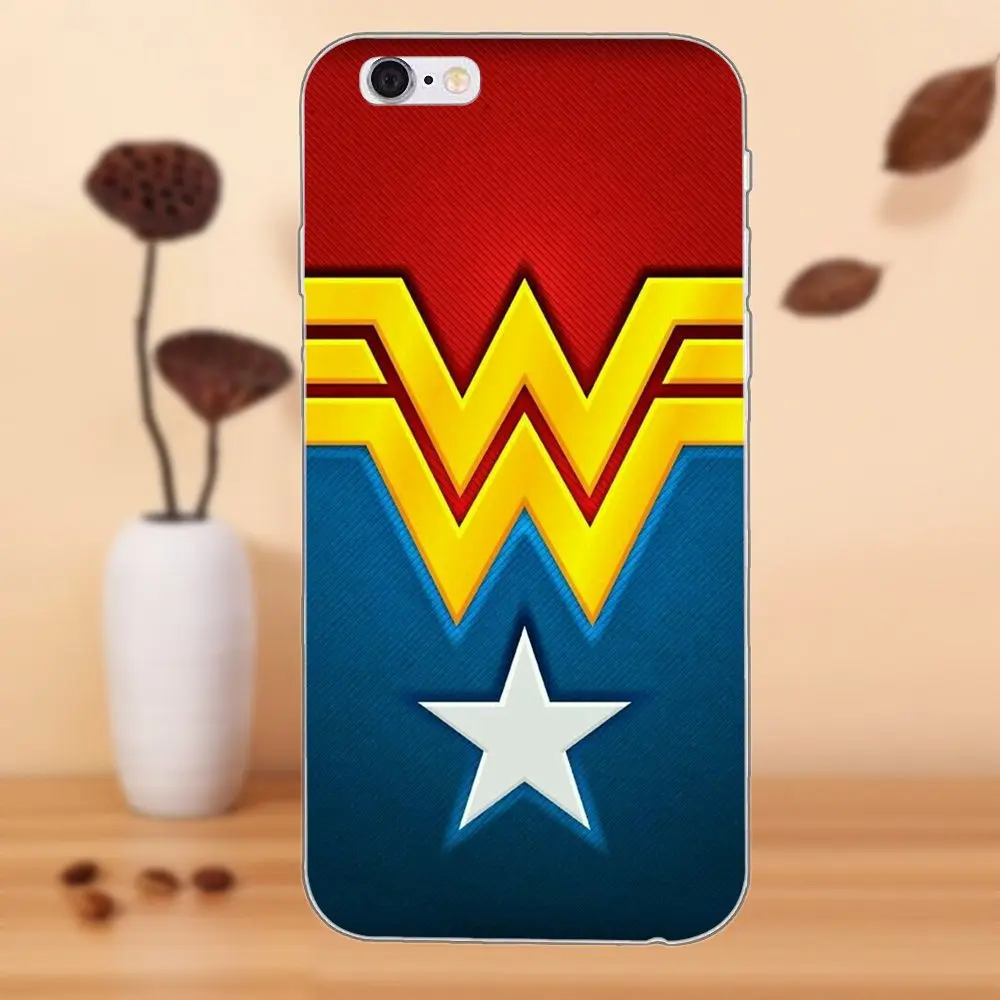 Комиксов Wonder Woman логотип плакат для Huawei P7 Honor 4C 5A 5C 5X6 6C 6A 6X7X8 9 V8 V10 Y3II Y5II Y6II G8 играть
