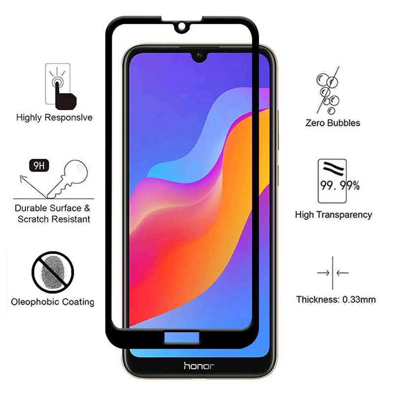 Закаленное стекло на honor 8a pro 8x 8c 8 s Защитное для экрана huawei 8s a x c | Мобильные