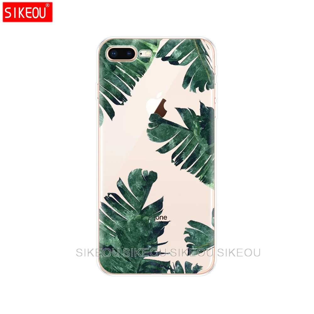 Мягкий силиконовый чехол из ТПУ для IPhone 8 plus задняя крышка ударопрочный