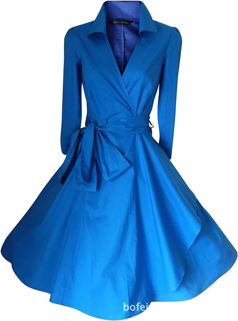 Хепберн стиль ретро сплошной цвет темперамент тонкий пояс плащ для женщин