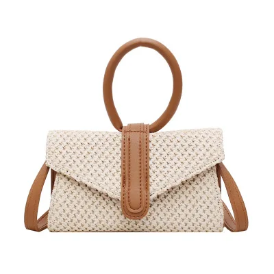 Beige Brown Fluorescent Color Envelope Bag For Ladies Retro High Quality Pu Leather Handbags Female Wome Elegant Korean Style Crossbody Bags - Цвет: Beige Brown