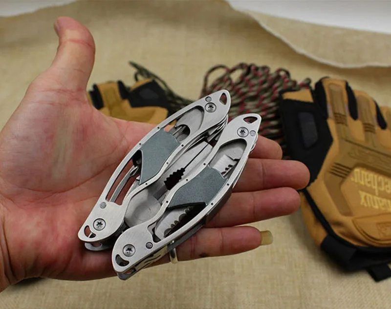 Открытый выживания необходимости нержавеющей стали 9в1 инструмент плоскогубцы