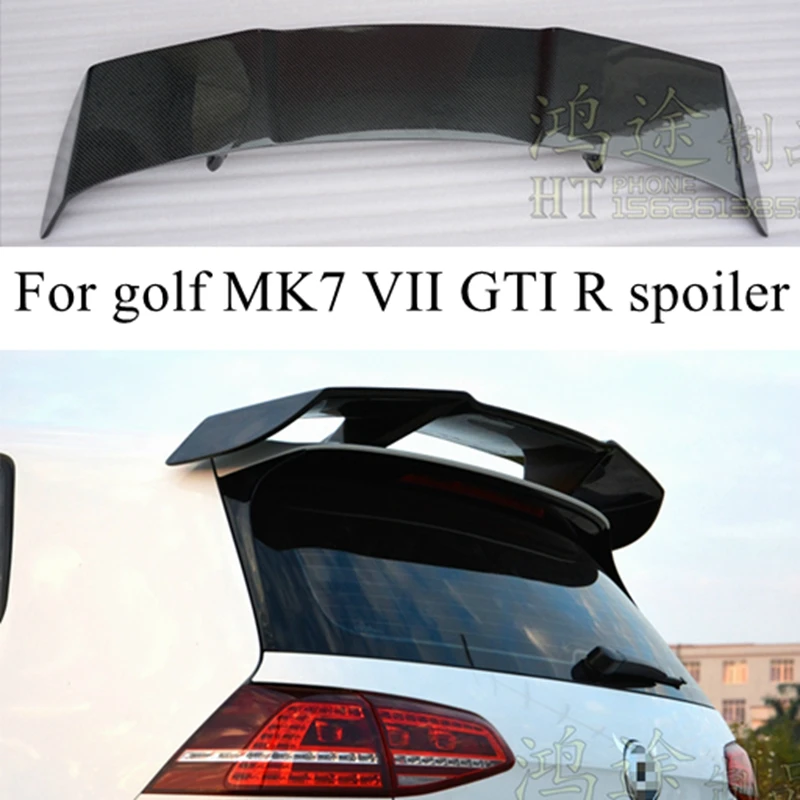Автомобильный спойлер для крыши автомобиля Golf 7 MK7 Revozport Style из углеродного