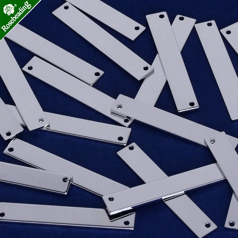 1 5/8 &quotx1/4&quot (40х6 мм) Латунная прямоугольная стемпинга пустая брусок с 2