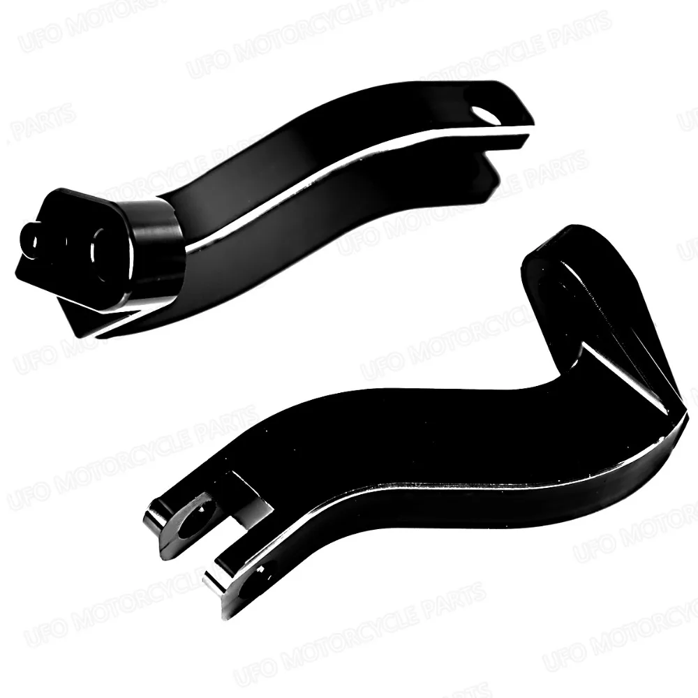 Черный Задний крепежный набор для легковых ножек Harley Touring Street Glide FLHX 93 14 15 16 17|kit