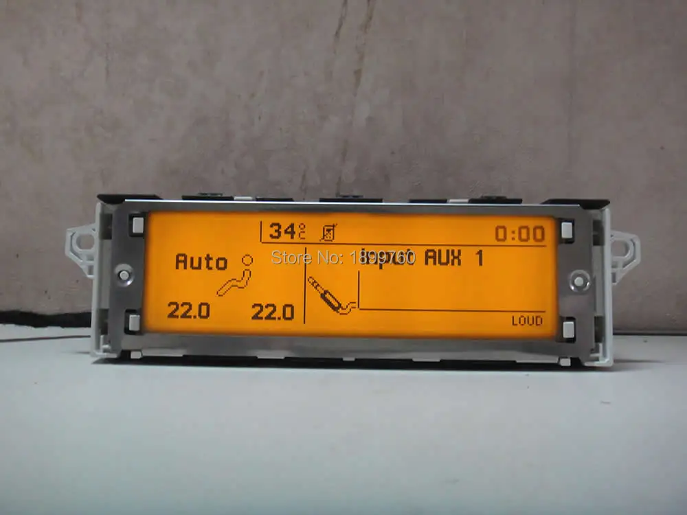 Экран Поддержка USB двойной зоны воздуха Bluetooth дисплей желтый монитор английский