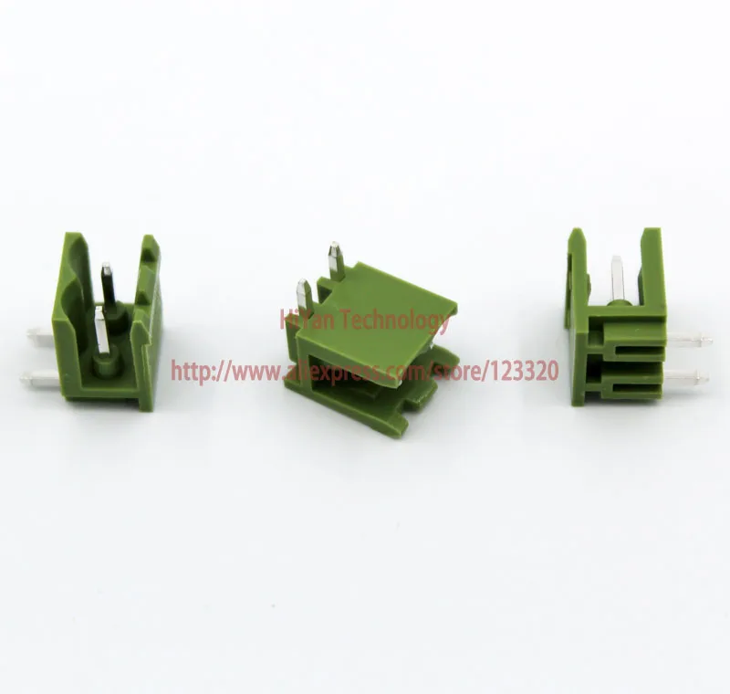 

(20sets/lot) PCB Screw Terminal Block Connector KF2EDGK 2P and 90 Degree Pin Header pitch:5.08MM/0.2inch Green 10A 300V 2Pins