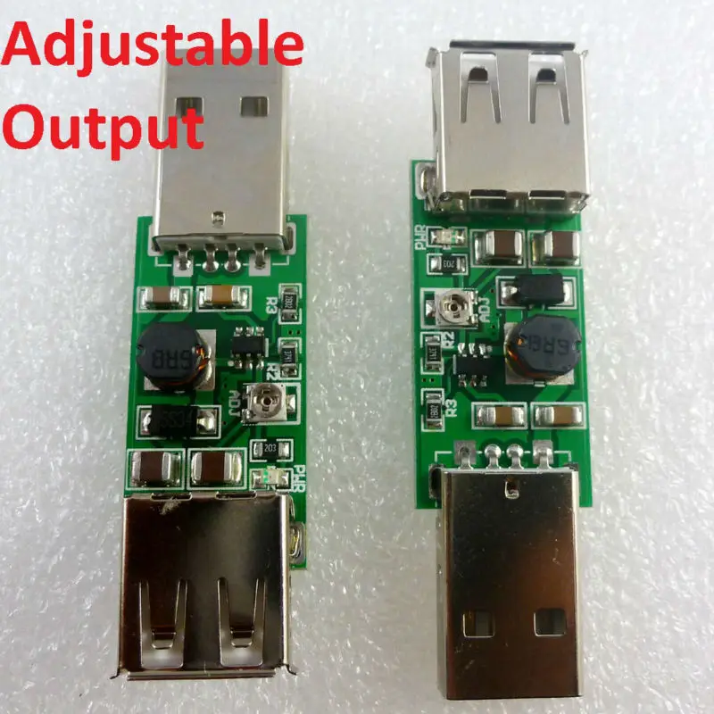 Преобразователь USB 5 В до 9 в 2x7 Вт 12 15 Регулируемый преобразователь постоянный ток