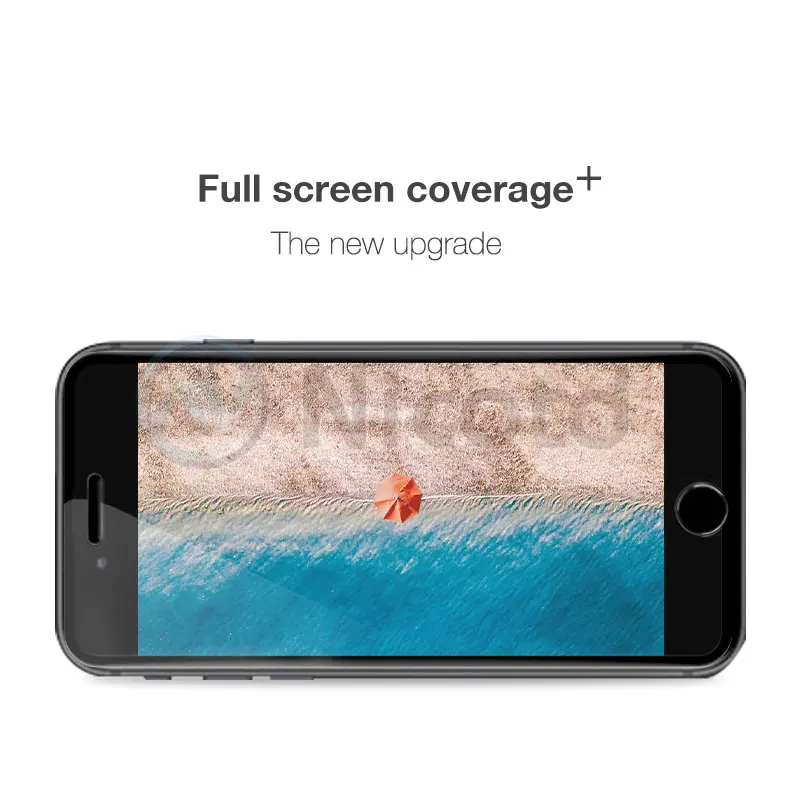 Защитное стекло Nicotd закаленное с полным покрытием для iPhone X 8 7 6s 6 plus 4D/5D/6D |