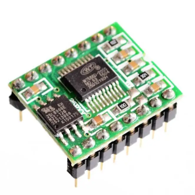 WT588D 16p голосовой модуль звук Modue аудио плеер для Arduino DC 2 8 V 5 V|Интегральные схемы| |