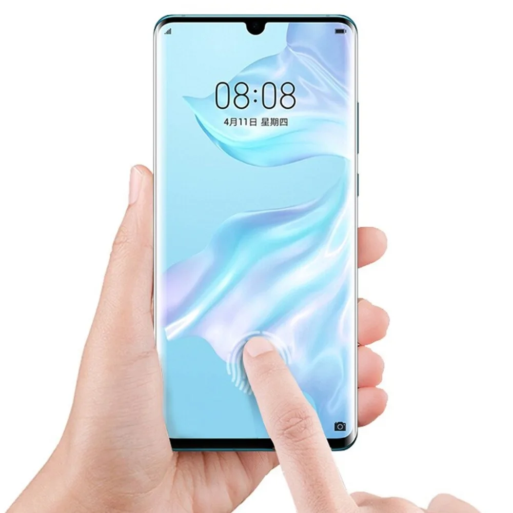 2 шт передняя + задняя защитная пленка для экрана huawei P30 P20 Pro lite с полным покрытием