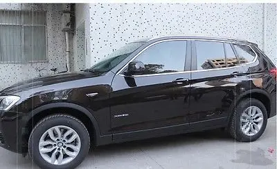 12 * Стальной Хромированный верх + нижняя рамка для BMW X3 f25 2011 2012 13 2014|Хромирование| |