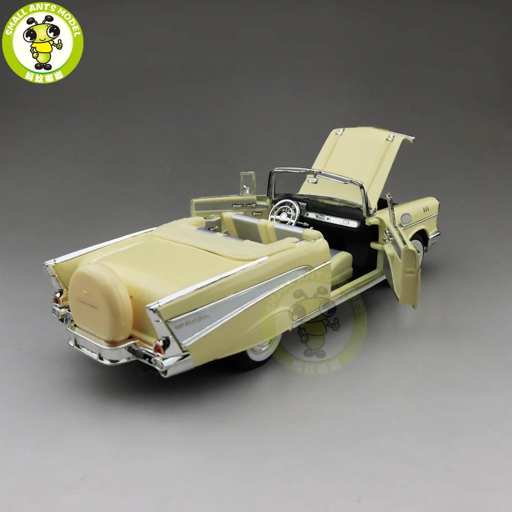1/18 1957 Chevrolet BEL AIR-трансформер дорожный фирменный литой модельный автомобиль игрушки подарок для мальчиков девочек