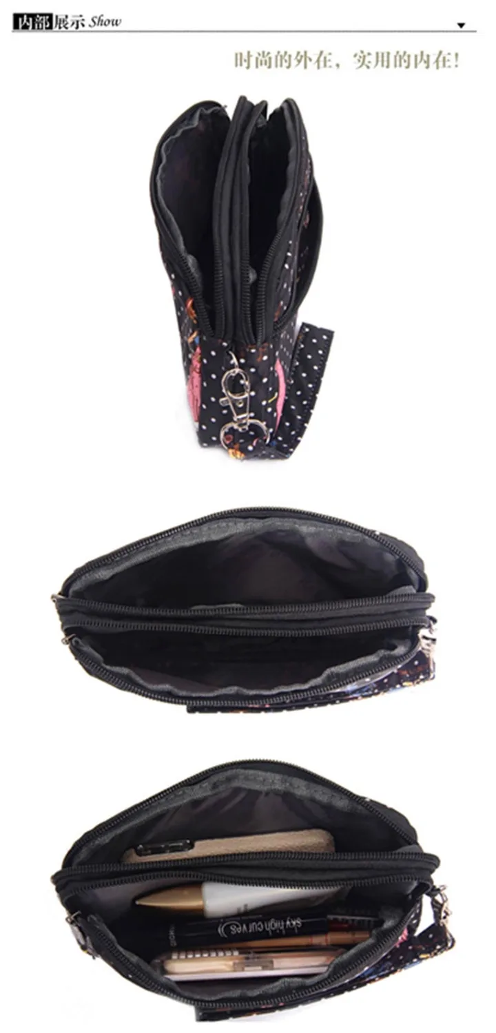 Женская сумка каваи для монет телефона смены на молнии кошелек с рисунком футляр