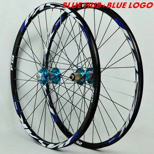 27.5 blue hub blue Pasak 26 дюймов 27,5 дюймов 29 дюймовые велосипедные колеса дисковый тормоз передний 2 задний 4 подшипник MTB горные колеса - Цвет: 27.5 blue hub blue
