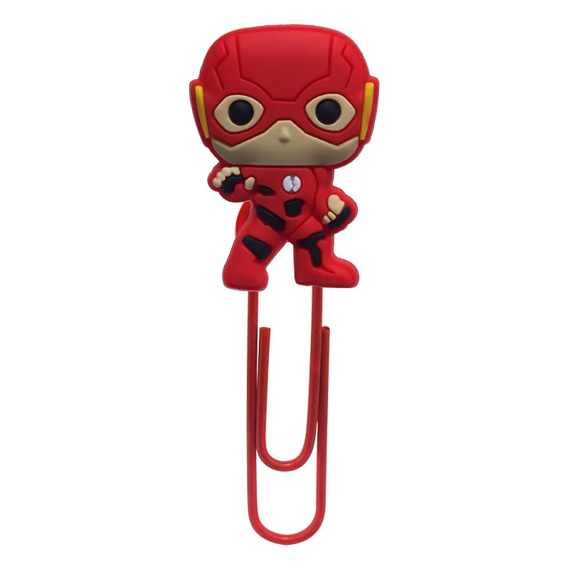 4085-03 1 шт. Лига Справедливости Wonderman Супермен крутая Закладка экшн фигурка скрепки для детей ученик учитель закладки для книг DIY подарок - Цвет: 4085-03
