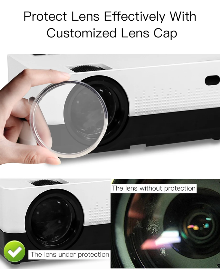 Smartldea Real 720P светодиодный HD проектор Android 6,0 WiFi опция, портативный lcd Proyector Bluetooth цифровой 3D домашний мультимедийный проектор