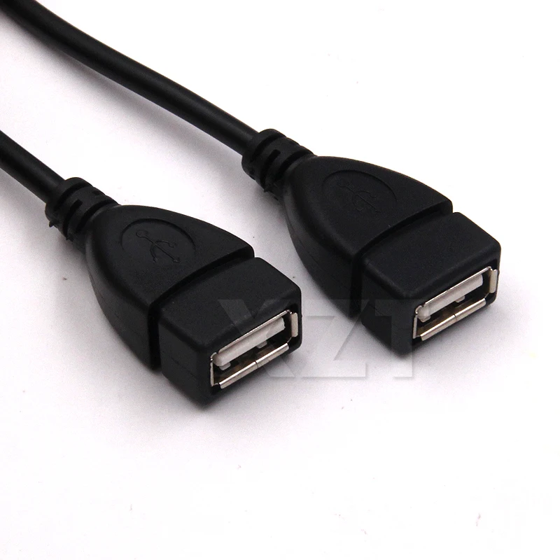 Высокое качество 1 шт. Y-образный USB 2 0 штекер на двойной женский концентратор