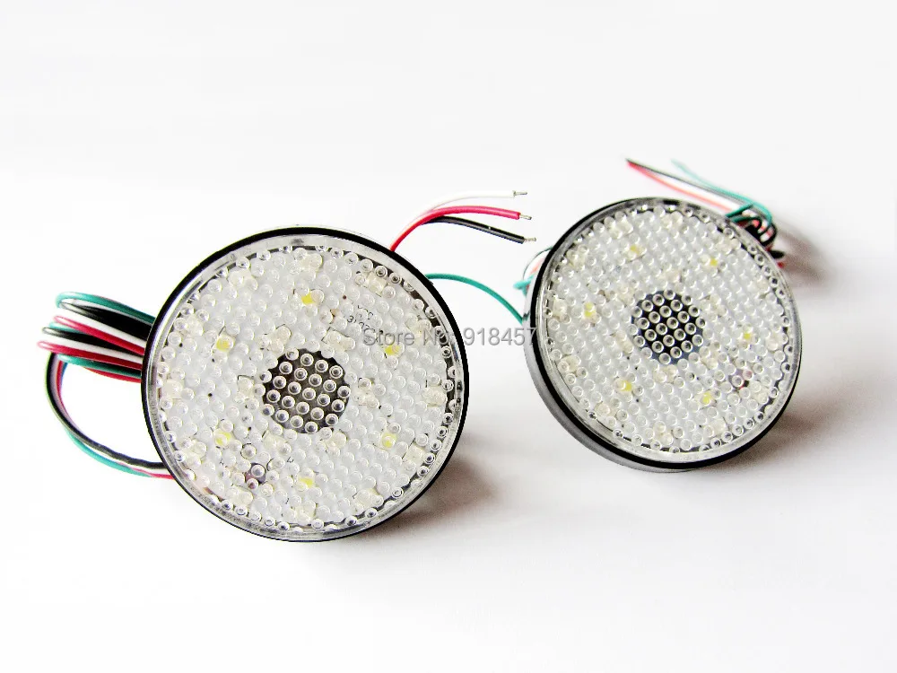 LY001 3 прозрачные линзы 21 SMD светодиодные бамперные отражатели для 2008 года Toyota
