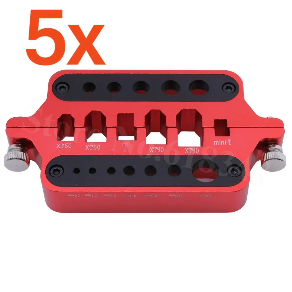 5x алюминиевая паяльная Изолированная станция хобби для XT60 XT90 Deans разъем типа