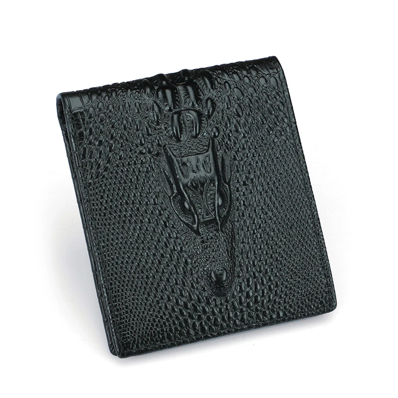 3D Крокодил Кожи Дизайнеры Бренда крокодил Сцепления Кошелек Два Стиль