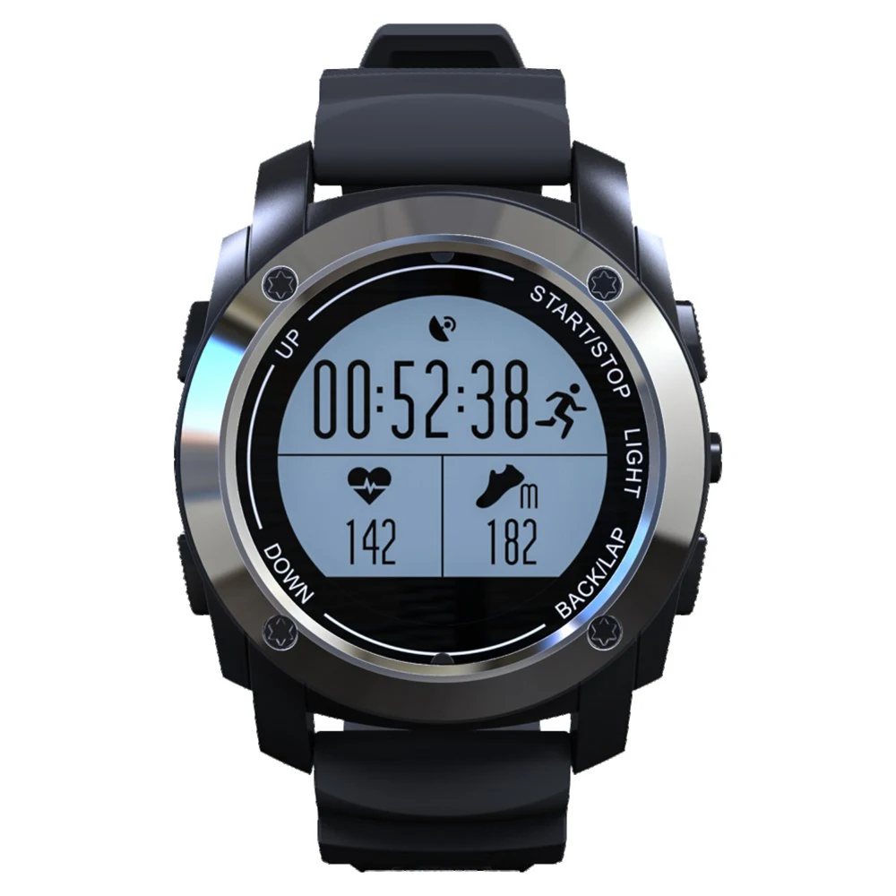 GPS Smart Watch Men Sports Bracelet S928 Smartwatch For Facebook Wechat Fitness Tracker Temperature Pressure Height Pace Speed |