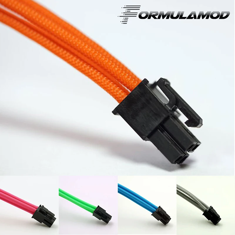 8 контактный удлинитель питания Fm CPU 4P B 4 18AWG 4Pin разные цвета|Кулеры и системы