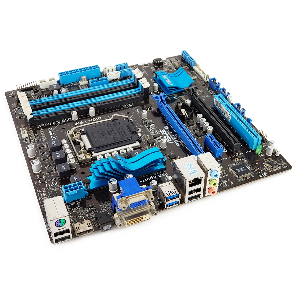 Asus P8Z77-M настольная материнская плата Z77 розетка LGA 1155 для i3 i5 i7 DDR3 32 Гб SATA3 USB3.0 HDMI Micro