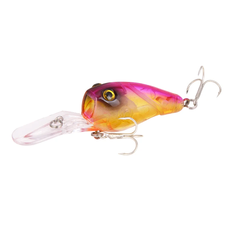 HAODIAOZHE 1 шт. Crankbait рыболовная Кривошип твердый воблер искусственные приманки isca 9
