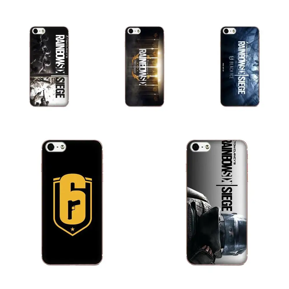 Rainbow Six Siege Operation Black Ice TPU топ продаж для Xiaomi Redmi Mi Note 7 8 9 SE Pro Lite Go Play | Мобильные