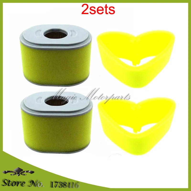 2x Воздушный фильтр для Honda GX140 GX160 GX200 17210-ZE1-822 17210-ZE1-505 17210-ZE1-517 17210-ZE1-507 17218-ZE1-821