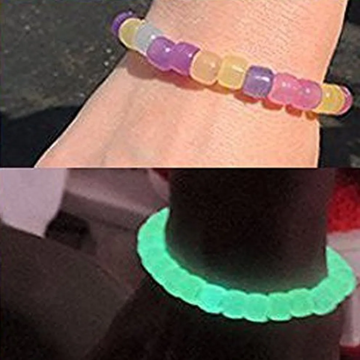 1000 шт. UV бусины УФ светится в темноте DIY артефакты браслет ювелирные изделия Уникальные подарки смешанные Цвет баррель бусины Chang фоны с реактивной