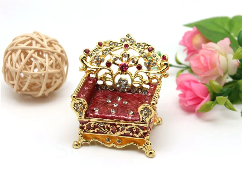 

Wholesales Special product chair shaped Trinket Box decorative wedding Gifts