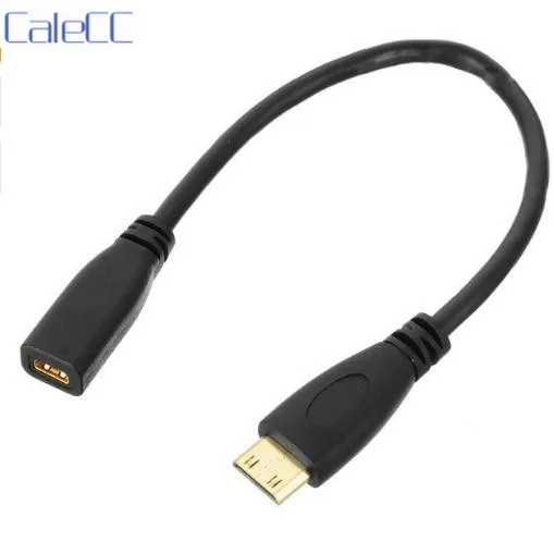 

Переходник с разъемом типа D Micro HDMI v1.4 «Мама» на Тип C «мини HDMI» «папа» 10 см