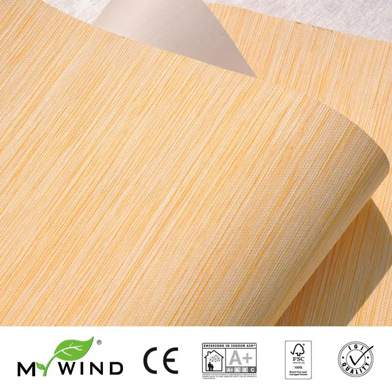 Коллекция 2019 года обои MY WIND orange Grasscloth 3D бумажные тканевые дизайнерские в рулоне