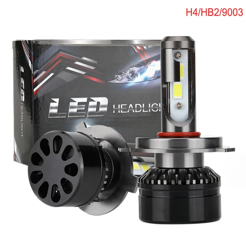 1 Pair LED Car Headlight Kit H4 HB2 9003 H7 High/low Conversion DC 12V 60W 6000K White N15 CSP Bulb | Автомобили и мотоциклы