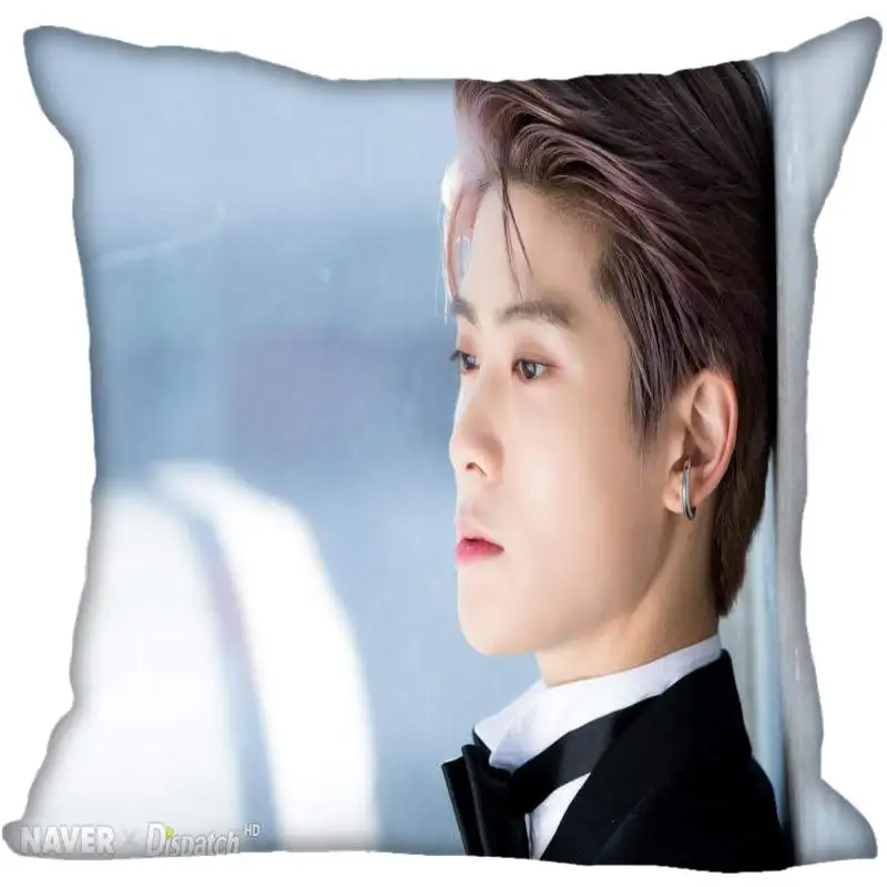 22 Пользовательские Kpop NCT JaeHyun Печатных Квадратных шелковые наволочки 40x40 см, 35x35 см одна сторона атласная наволочка индивидуальный логотип - Цвет: 22