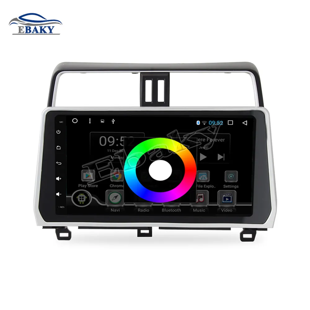 NaviTopia 10 2 дюймовым Octa Core Android 7 1 8 автомобиля DVD gps навигации для Toyota Prado новой 2018 2019