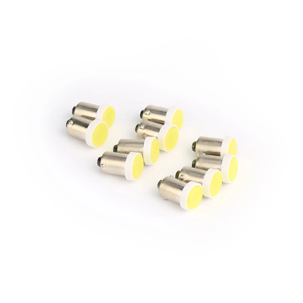 10 шт. T4W BA9S COB 6SMD Автомобильный светодиодный свет лампы Комплект дневного