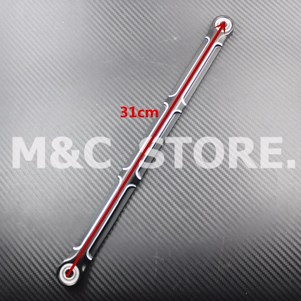 Черный хромированный рычаг переключения передач для мотоцикла с ЧПУ 31 см Harley Touring